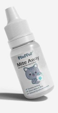 Fluffur Mites Away-Ear Drops (15ml)