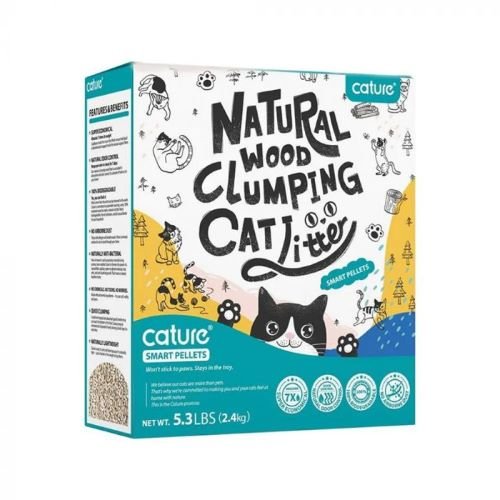 Natural Wood Clumping Cat Litter-Smart Pellets (Green)(2.4kg)