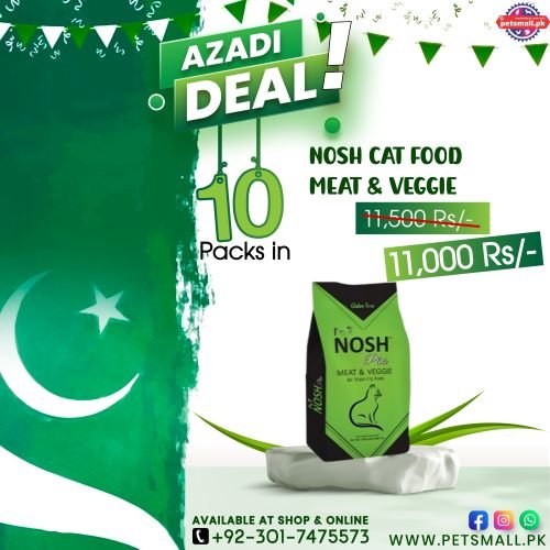Pet Nosh Plus Cat Food-All Life Stage (1.2kg) 10 Pack Deal