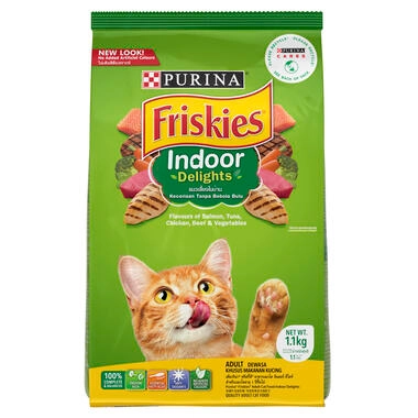 Purina Friskies Indoor Delight Adult Dry Cat Food