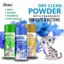 Remu Dry Clean Powder With Fragrance-Cats and Kittens