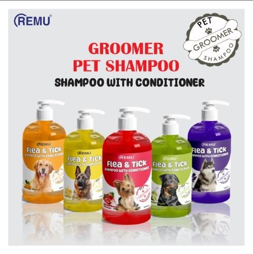 Remu Flea & Tick Shampoo with Conditioner For Dogs