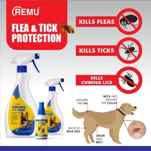 Remu Frontliner Tick And Flea Spray