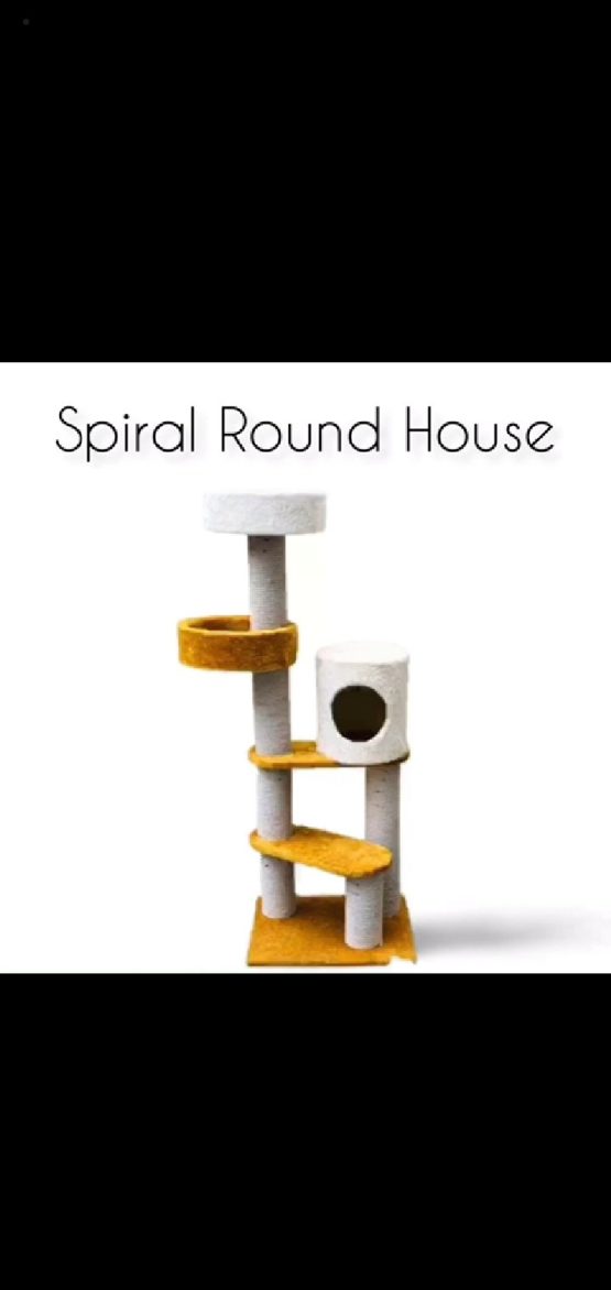 Spitral Round House And Scratch Post 128cm