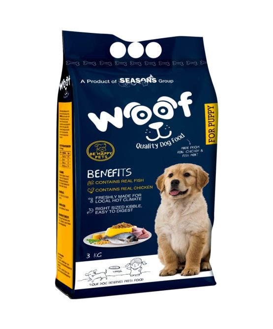 Woof Puppy Dog Food (3kg)